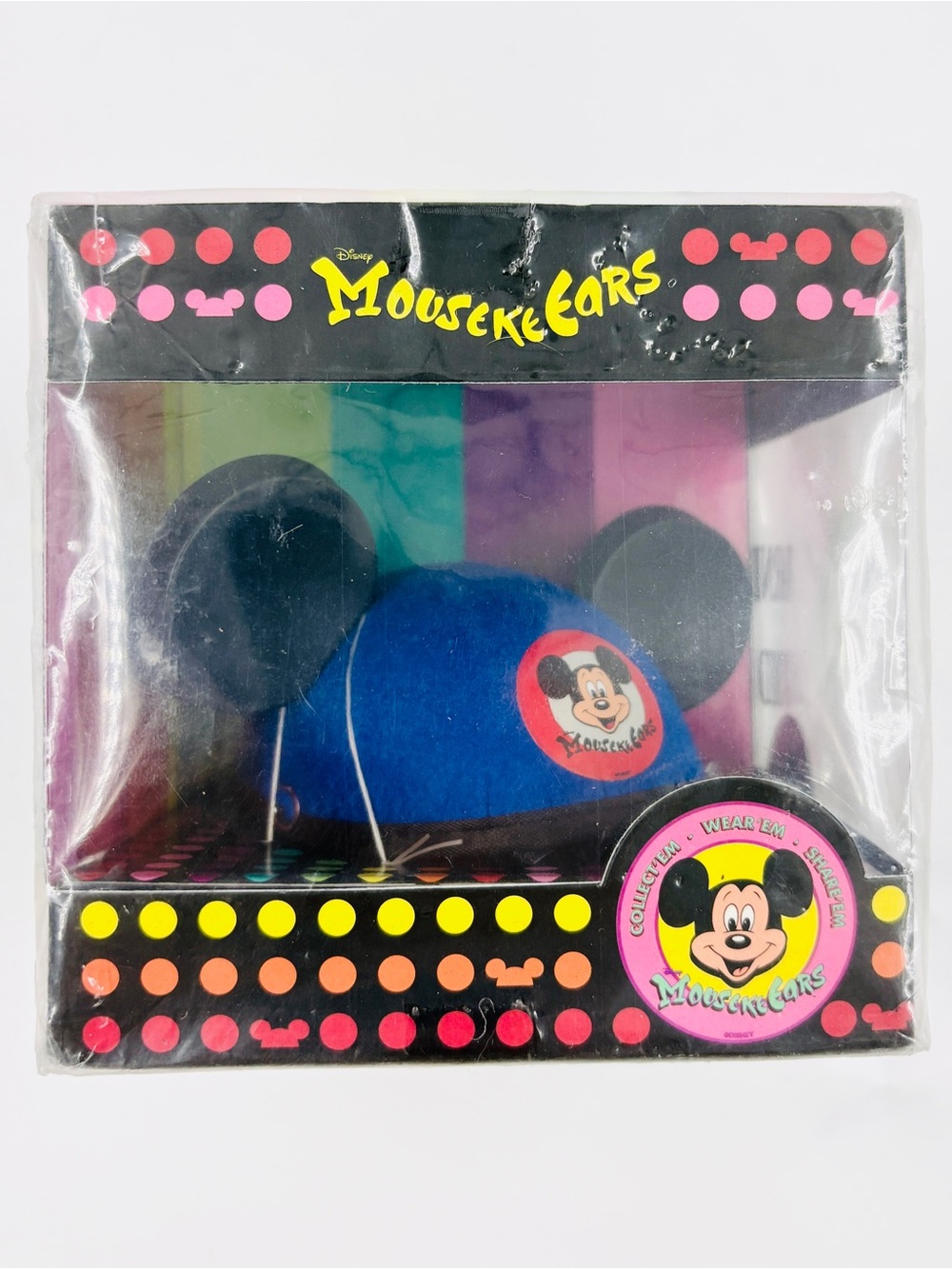 NWT VTG Vintage Disney Mickey Mouseke Ears Mini Hat Collectible Blue